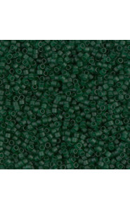 Miyuki delica beads 15/0 - Matted transparent emerald DBS-767